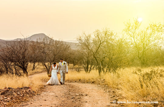 Bush wedding Botswana