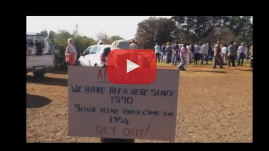 Afrimat Smelter Protest SA.